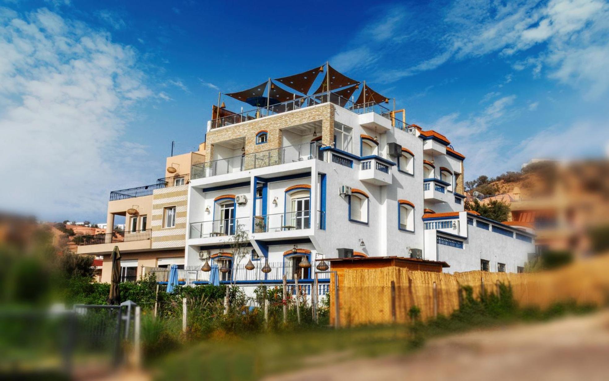 Blue Wave Lodge Agadir n'Ait Sa Eksteriør billede